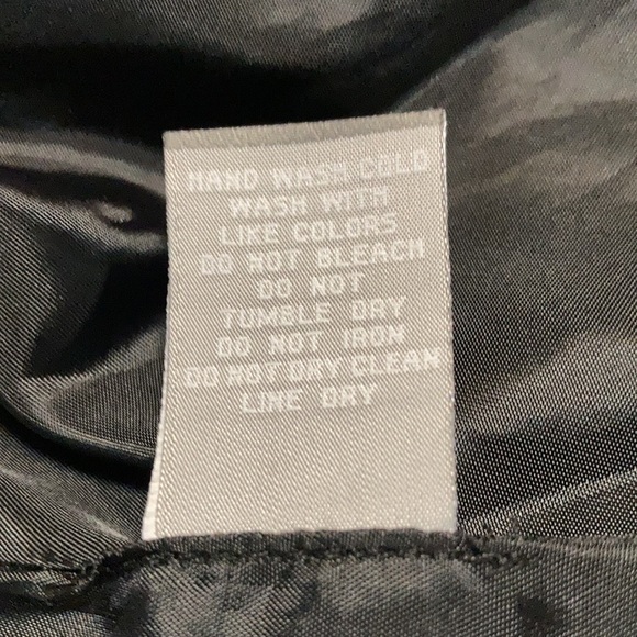 Roz & Ali - Ladies Faux Leather Bomber Jacket - Picture 8 of 10